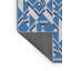 Tapis bleu à motif géométrique Kogan-730004325