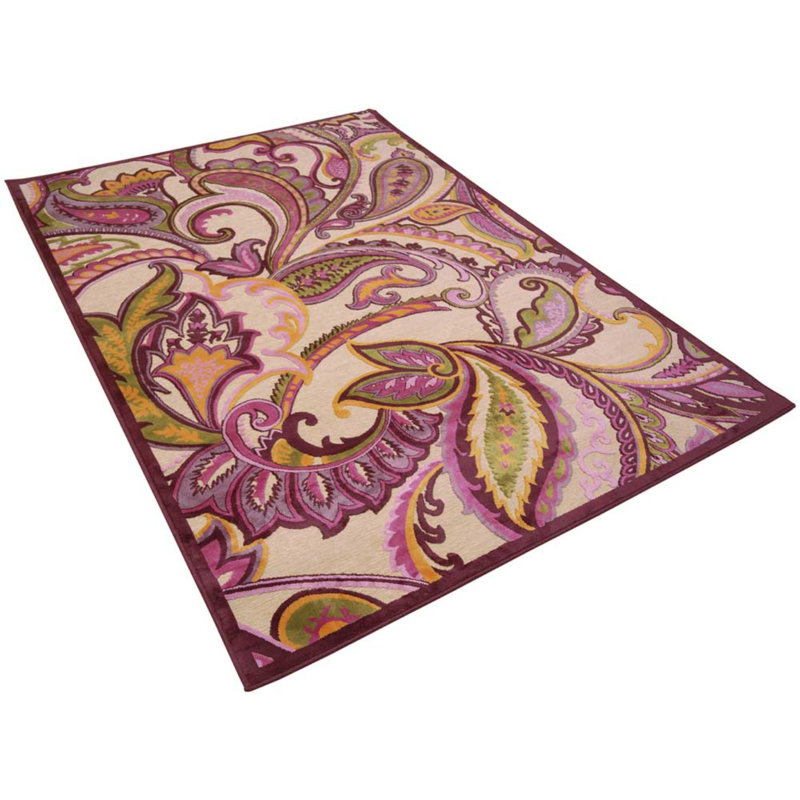 Gillespie Paisley Flatweave Area Rug, Rectangle 140 x 200cm