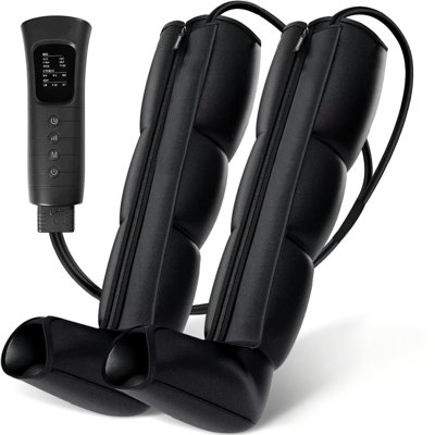Masseur de jambes pour la circulation et soulagement de la douleur Bottes de compression pour les cuisses