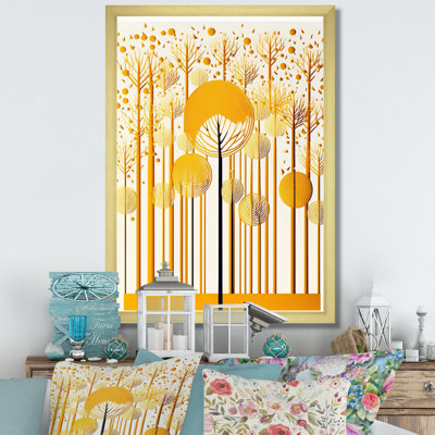 " Abstract Yellow Forest "