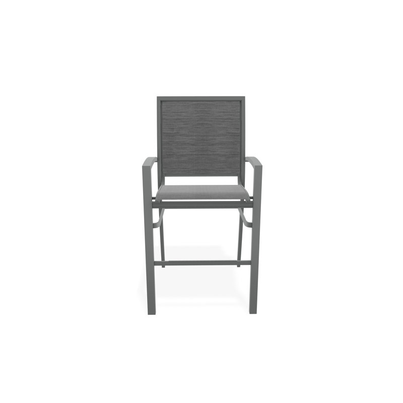 Kendall Outdoor 26'' Counter Stool, Graphite, Collect Charcoal