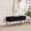 Banc repose-pieds en velours avec rangement-1932668606-1932834290
