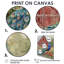 Ickes - animaux, art mural sur toile-1784661067-1784661060-1784661062