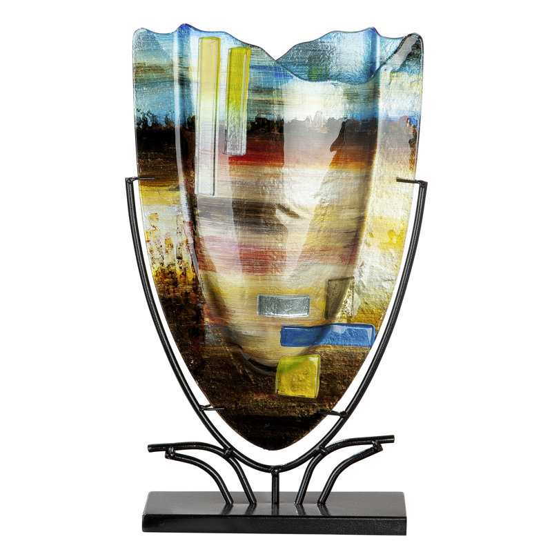 Clemon Handmade Glass Floor Vase