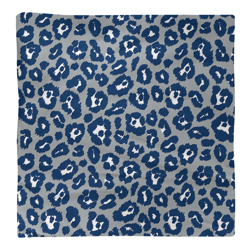 Serviette de table en coton Indianapolis, Gris / blanc, 10 po x 10 po