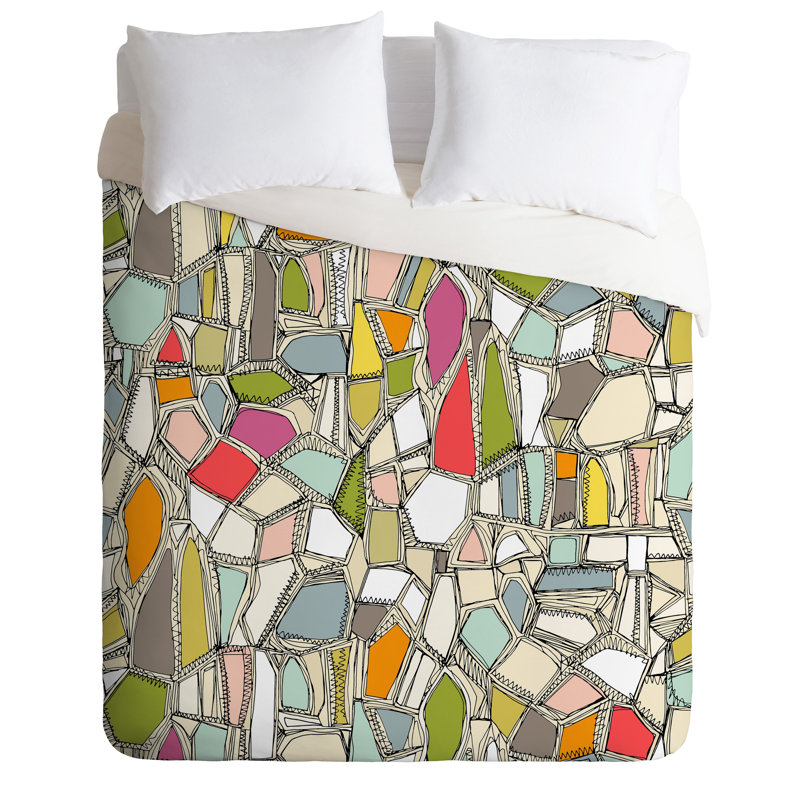  Ensemble d'édredon 3 pièces Turner, Édredon pour lit simple + 1 taie décorative stan