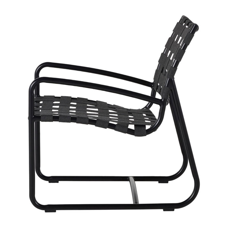 Catalina Patio Chair, Midnight/Charcoal