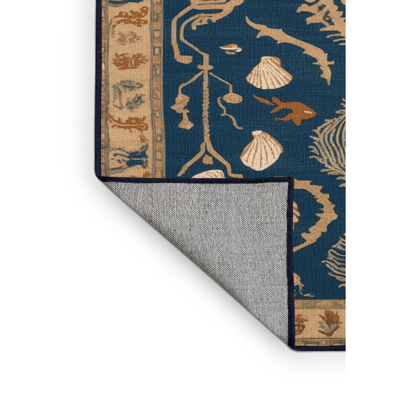 Machine Washable Turkish Gray Area Rug, Round 3'