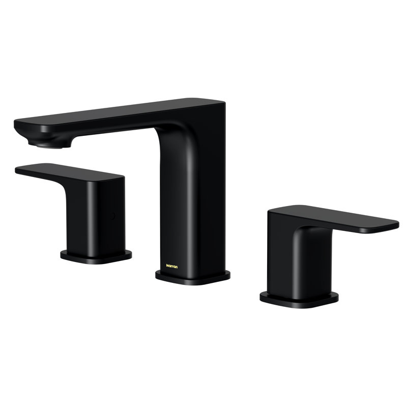 Venda 2-handle Bathroom Faucet with Drain Assembly, Matte Black