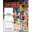 Échelle roulante à 4 marches pour entrepôt, escalier mobile industriel en acier allié, avec rampes, marches antidérapantes et roues verrouillables, plateforme robuste pouvant supporter jusqu'à 400 kg (880 lb) pour garage, bibliothèque ou usine.