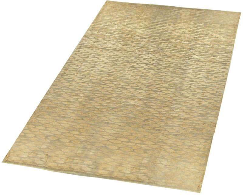 Tempo Area Rug in Beige/Neutral, Rectangle 6' x 9'