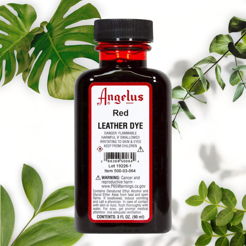 CrimsonCraft Leather Dye 3oz Red