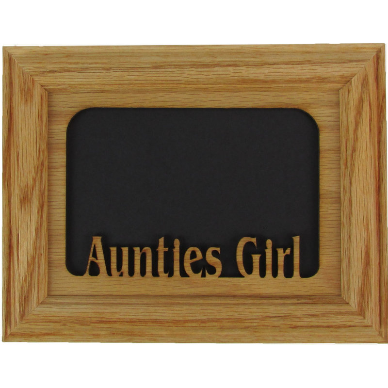 Oak Solid Wood Picture Frame with Mat, Horizontal