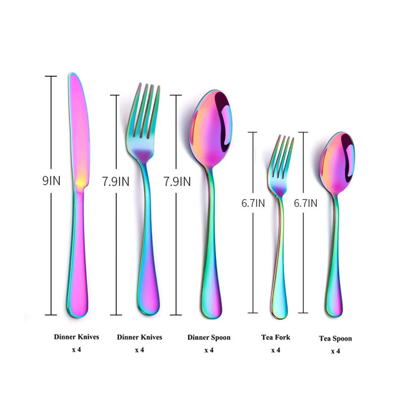 Orren Ellis Stainless Steel Flatware Set - Service for 4
