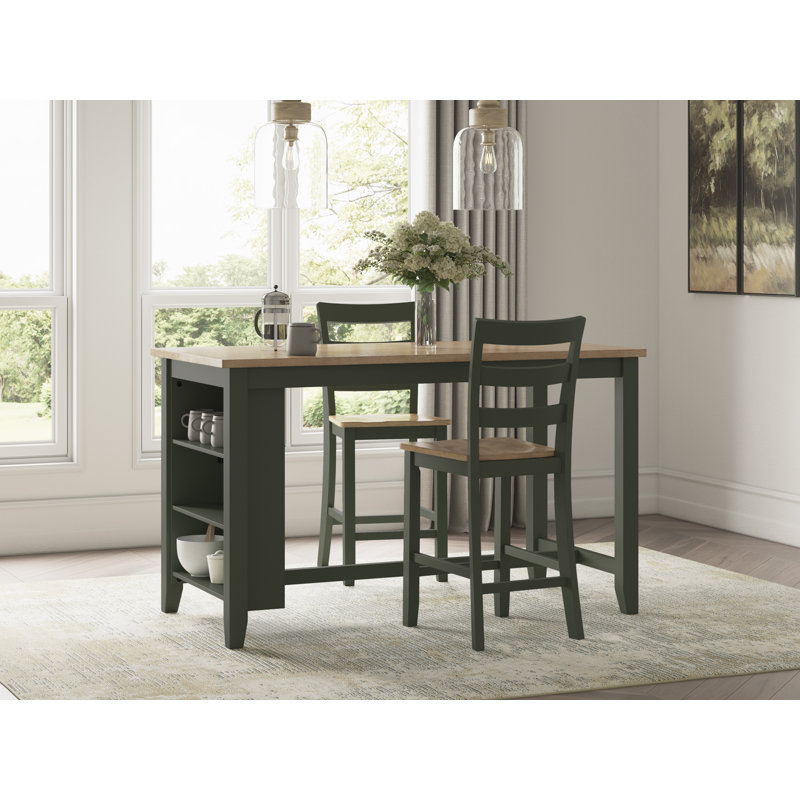 Malkin Counter Height Dining Table, Green