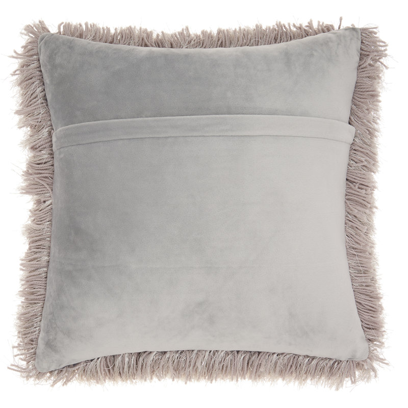  Square Pillow Cover & Insert, 20" x 20", Light Grey