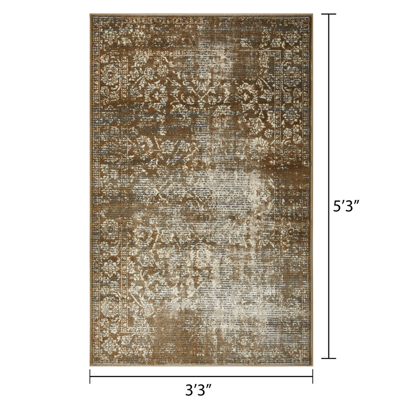 Raashid Oriental Indoor Rug, Rectangle 3'3" x 5'3"