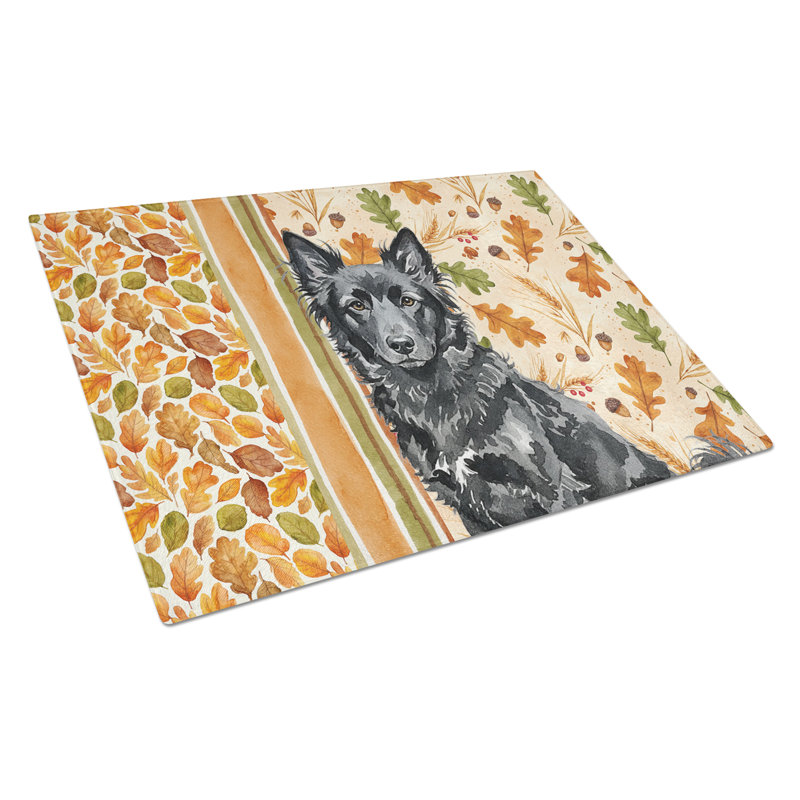 Mudi Heirloom Fall Glass Cutting Board