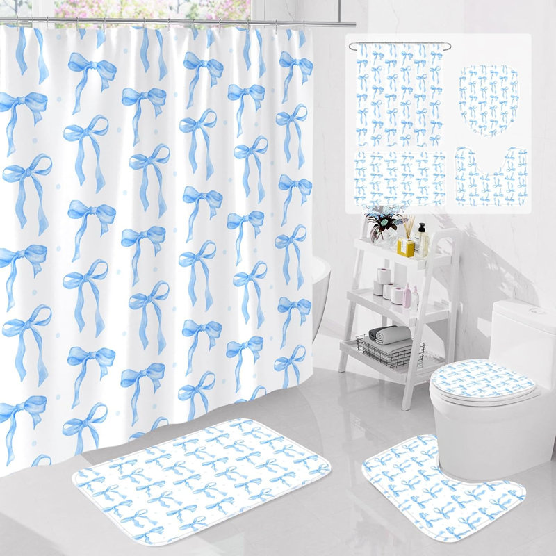 Ensemble de rideau de douche Farmhouse