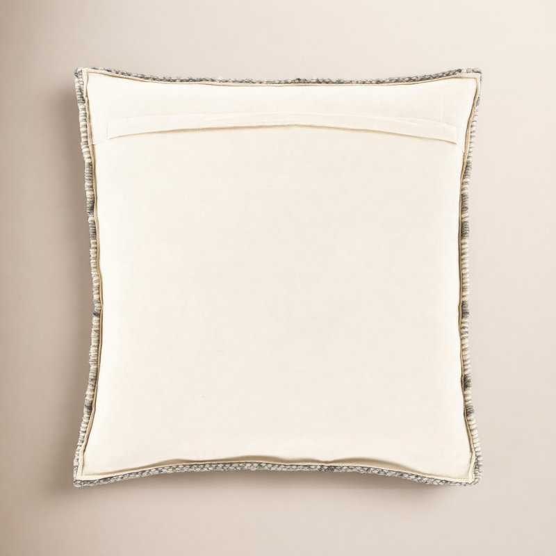 Housse et insert de coussin carré Reni, H 22 po x l 22 po, Duvet