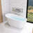 59" X 30.7" Freestanding Tub Acrylic Soaking Bathtub