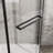 Frameless Shower Door Corner Shower Enclosure With Clear Sgcc Tempered Glass Pivot Shower Door-115133741