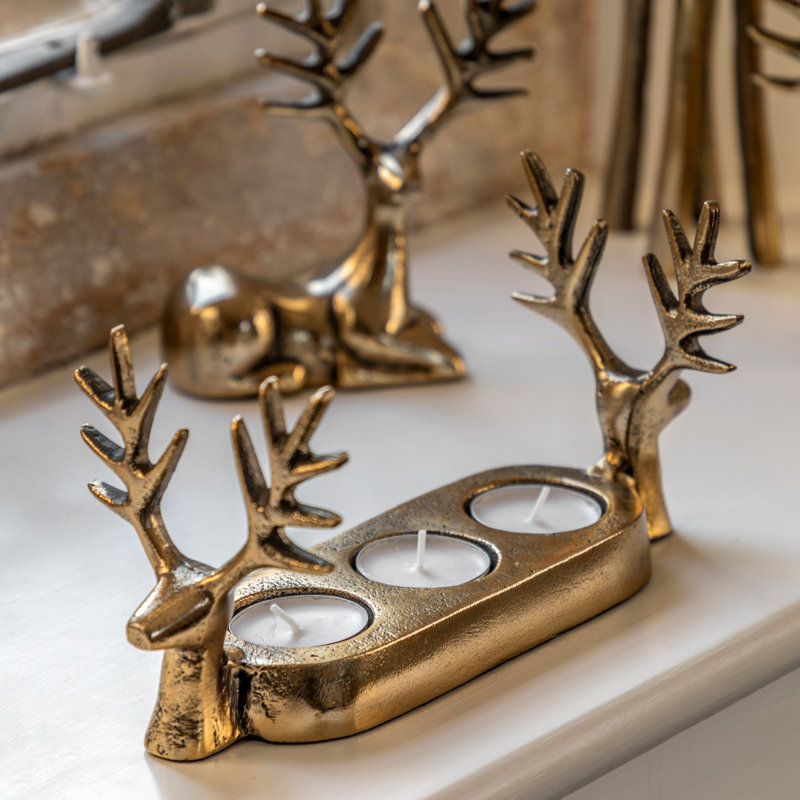 16Cm Aluminum Tabletop Tealight Holder