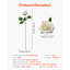 120 pièces bouquet de fleurs artificielles roses blanches pour Noël