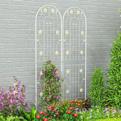 Sorenson 50cm W Metal Arched Trellis
