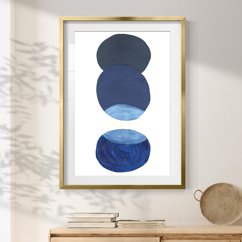 Ultramarine Orbs IV - Impression encadrée