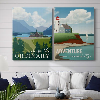 " Escape The Ordinary " 2 - Pieces