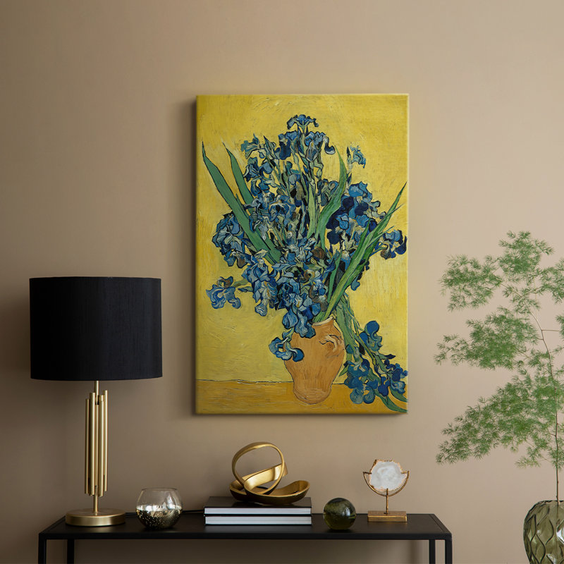 Iris - Toile tendue avec châssis par Vincent van Gogh, 12 x 18