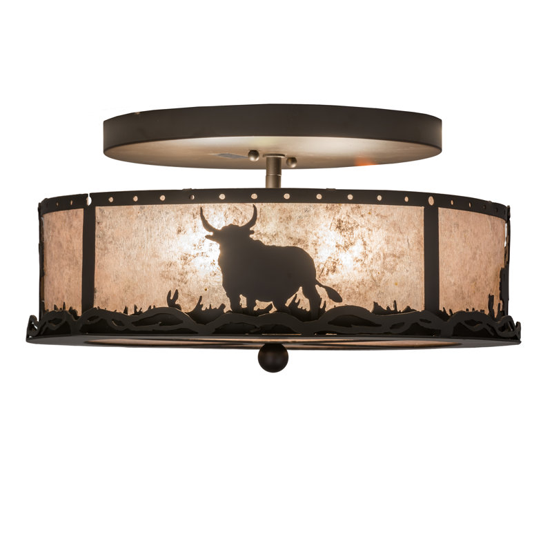 Rustic Lodge 2 - Light Flush Mount