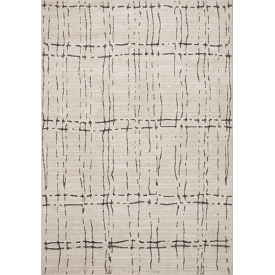 Loloi Darby Sand / Dark Grey Area Rug