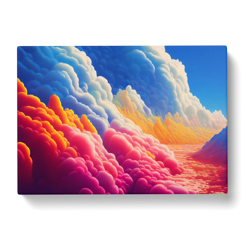 Colourful Clouds Vol.2 - Wrapped Canvas Print, 35cm H x 50cm W x 3cm D