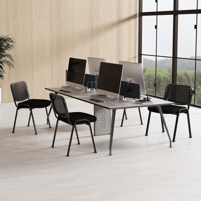 Fauteuil de conférence en filet Audre