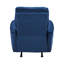 Fauteuil inclinable électrique berçant moderne en velours bleu-272262767