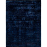 Overdyed One-of-a-Kind 9' 1" X 11' 9" Hand Knotted Area Rug