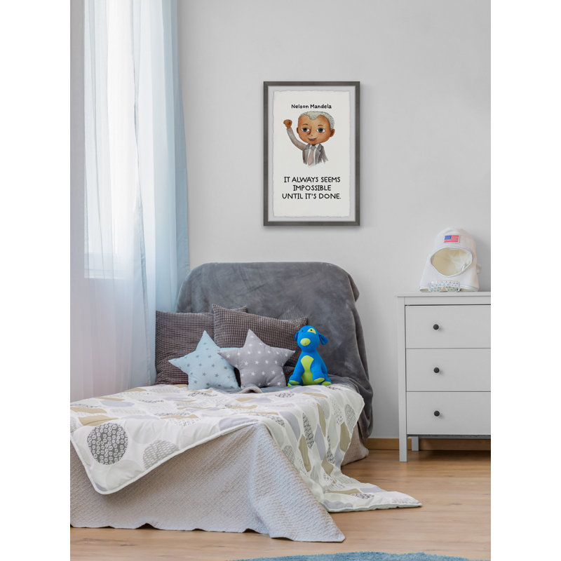 'Anything Can Be Done' Framed Print, 36" H x 24" W x 1.5" D