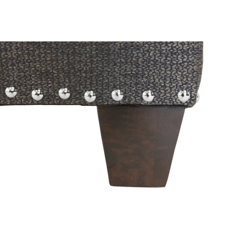 Lalonde Polyester Blend Upholstered Storage Bench, Brownstone, Yes
