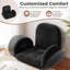 Upholstered Suede Armchair-414890091