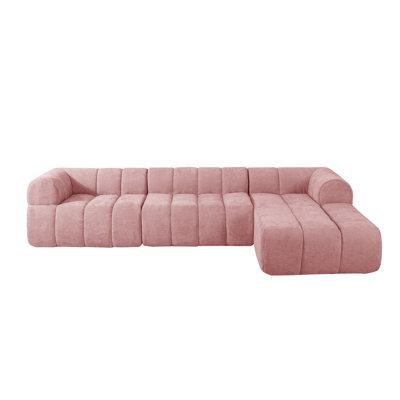 Boneless L-Shaped Upholstered Sectional