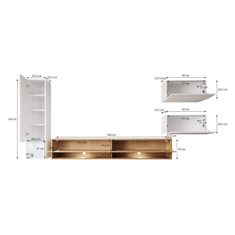 Tyrinia TV Stand for TVs up to 75"