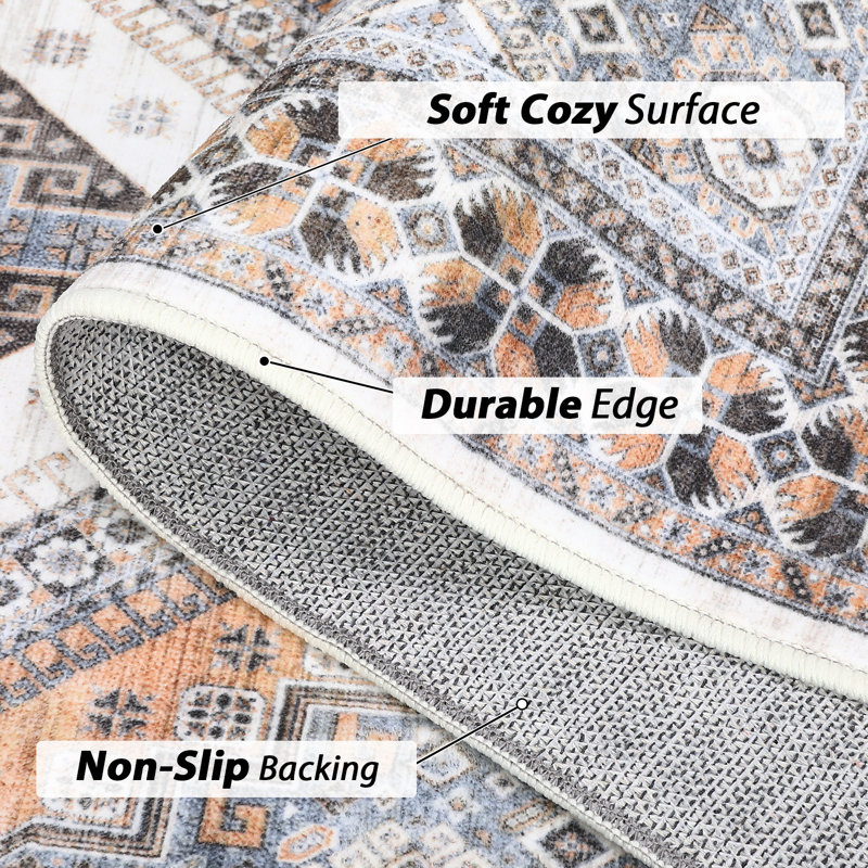 Tapis Dagnen avec envers antidérapant, Rectangle 9 pi x 12 pi