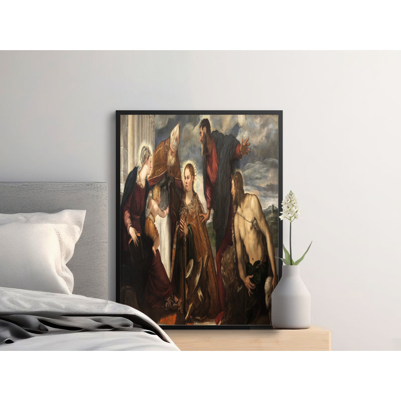 Mariami 1 Piece Floater Frame Wall Art, 11x14