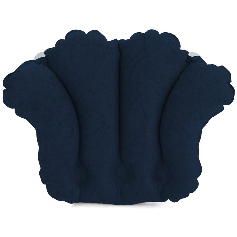 Coussin de bain Terry, Bleu marine