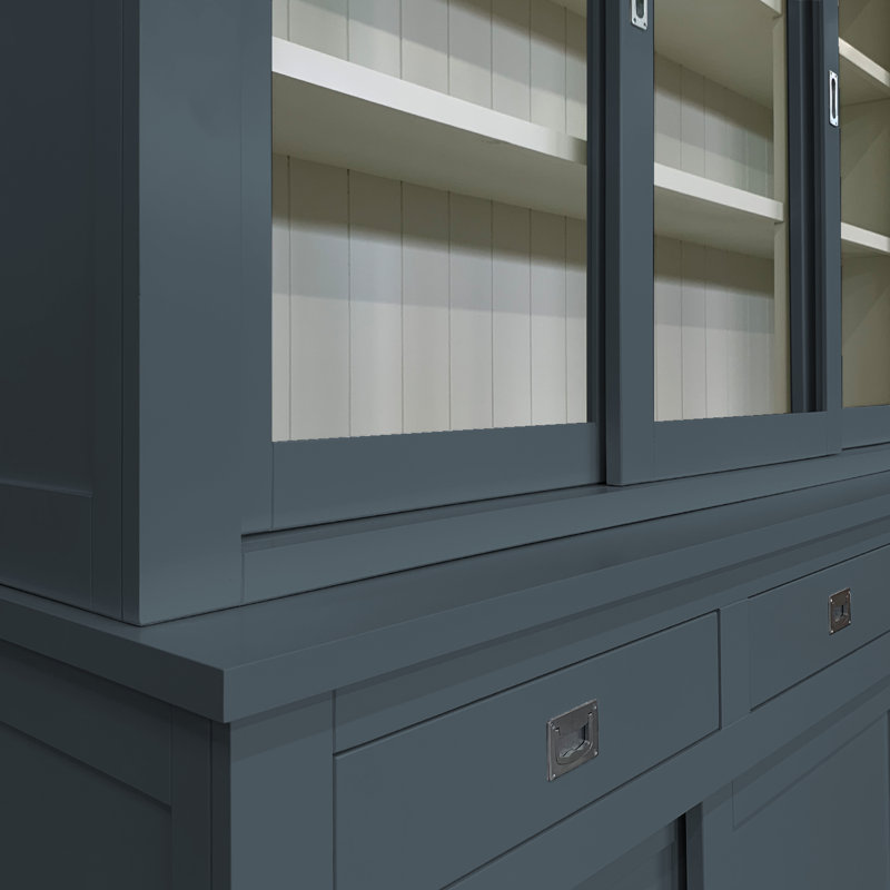 Lemire Display Cabinet, Blue/Grey