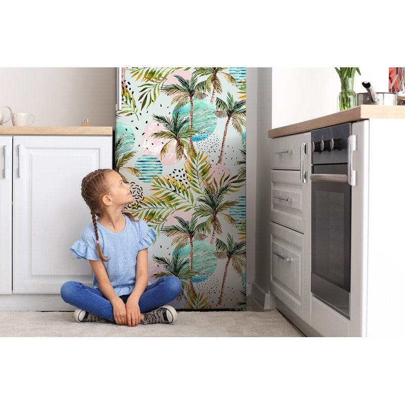Plants & Flowers Door Decal, 190cm H x 70cm W