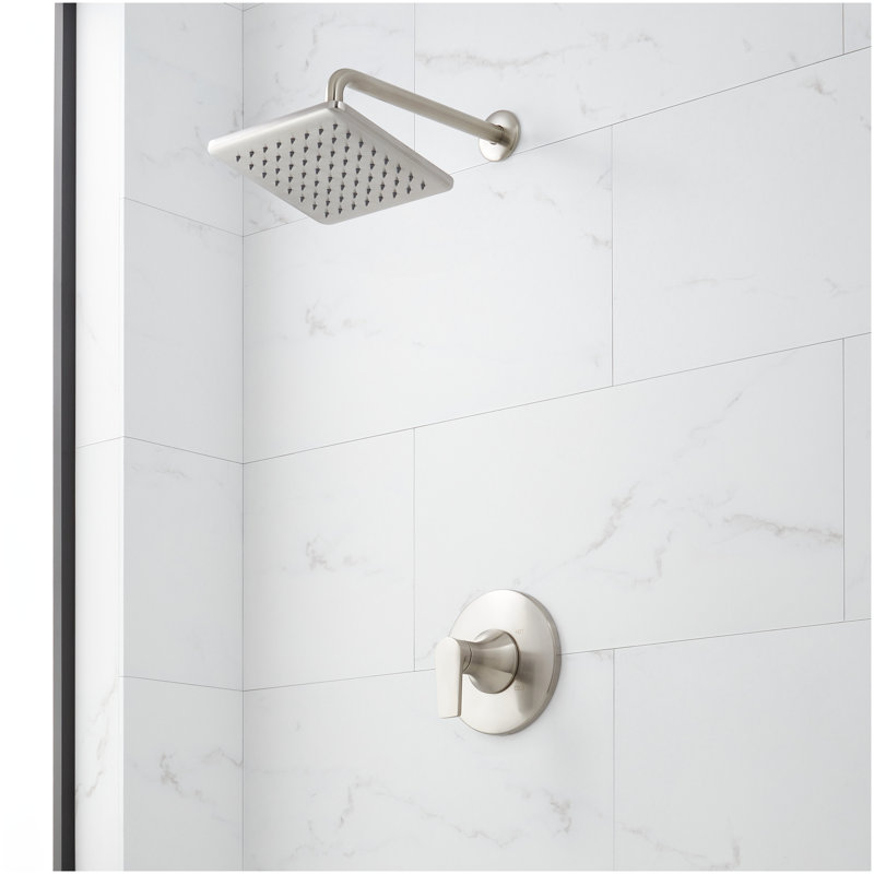 Berwyn Pressure Balance Shower System - Brushed Nickel, Brushed Nickel