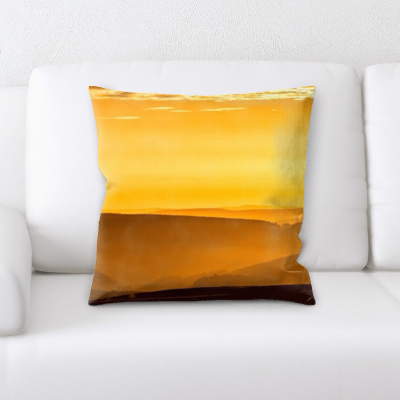 Desert Microsuede Reversible Throw Pillow